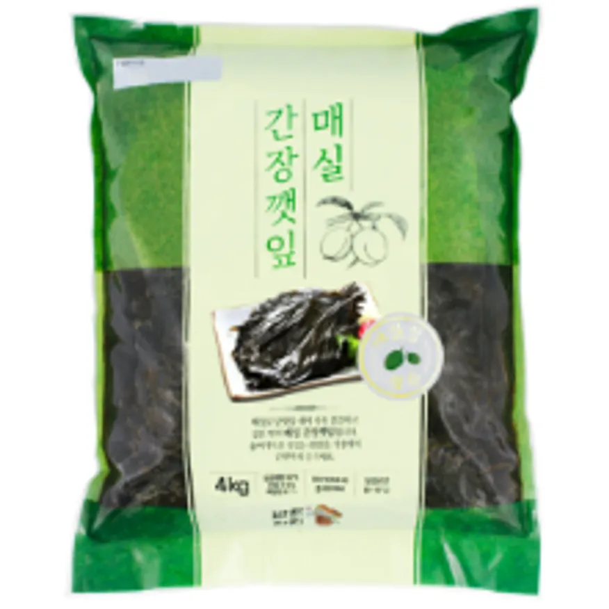 매실간장깻잎(반찬단지/4kg/중국산) 이미지