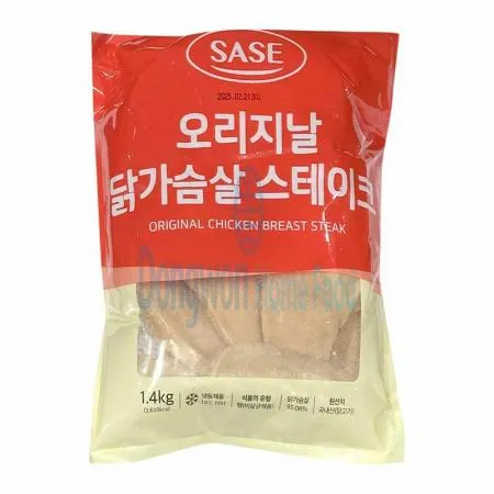 (16:30마감(D) 오리지널닭가슴살스테이크(사세/냉동/닭고기:국내산/1.4kg)EA 이미지