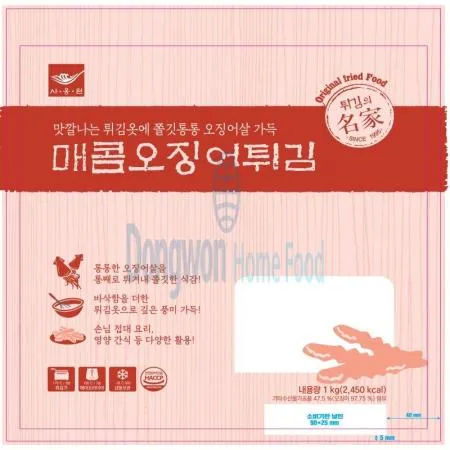 (16:30마감(D) 매콤오징어튀김(오징어:외국산/사옹원/41g*24±2개입/1kg)EA 이미지