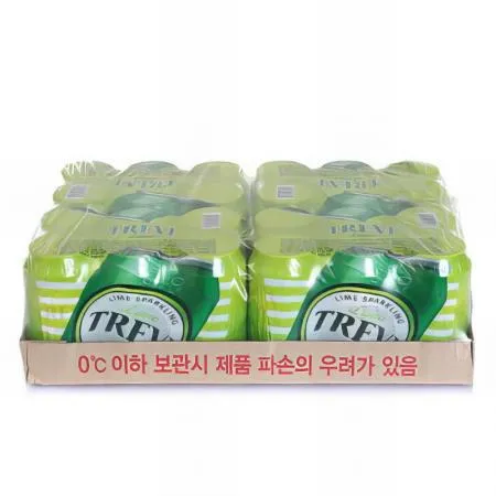 (16:30마감(D) 트레비라임(롯데칠성/캔/355ML*24입)BOX 이미지