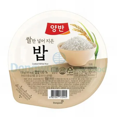 (16:30마감(D) 양반밥(멥쌀:국산/동원/130g)EA 이미지
