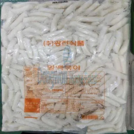 (16:30마감(D) 밀떡볶이떡(광진/냉동/2kg)EA 이미지