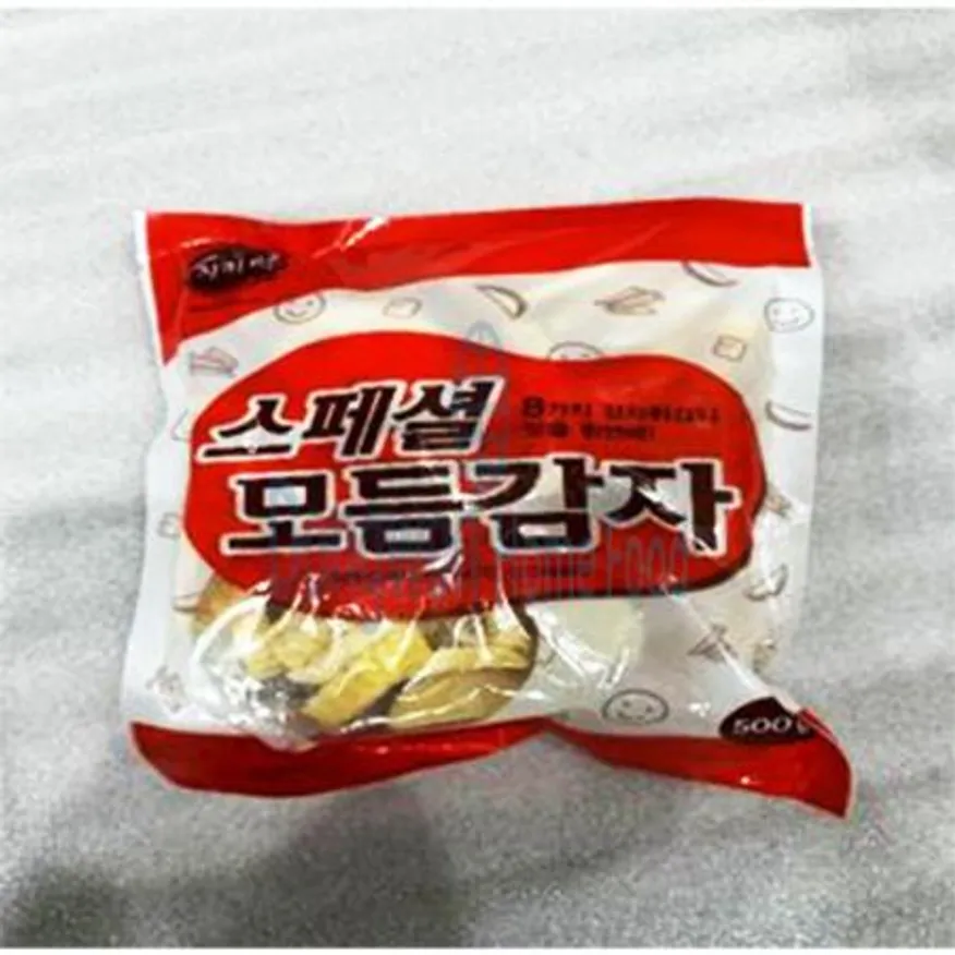 (16:30마감(D) 스페셜모듬냉동감자(지키미/8가지맛/500G)EA 이미지