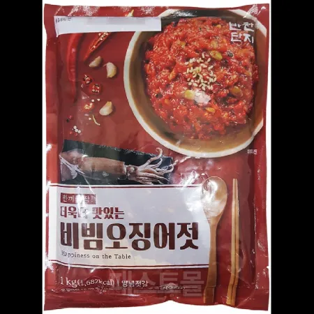 (16:30마감)비빔오징어젓(반찬단지/1KG/PAC/중국산) 이미지