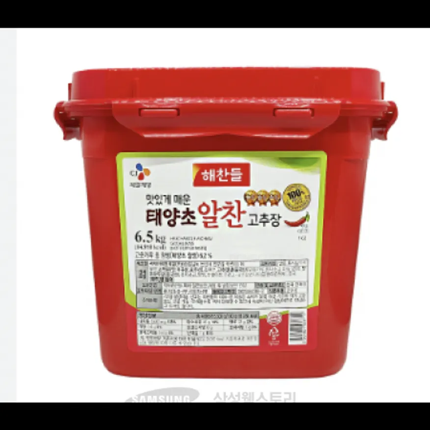 (16:30마감)알찬고추장(6.5KG/EA/호주산/해찬들/소맥분:미국산) 이미지