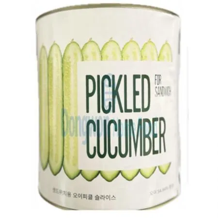 (16:30마감(D) 샌드위치용오이피클(베트남/제이쿱/슬라이스/3.1KG)EA 이미지