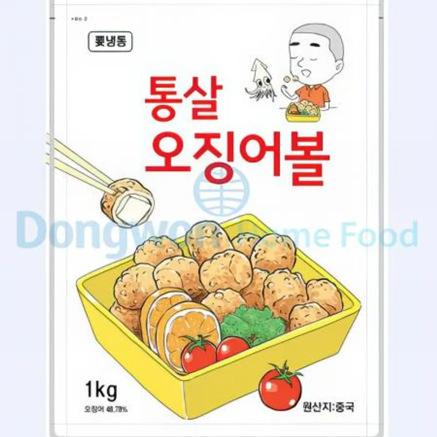 (16:30마감(D) 통살오징어볼(중국/가토코1Kg)EA 이미지