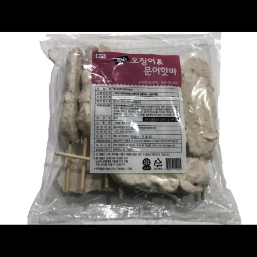 (16:30마감)빅오징어문어핫바(가토코/1.3KG(130G*10EA)/PAC/중국산) 이미지