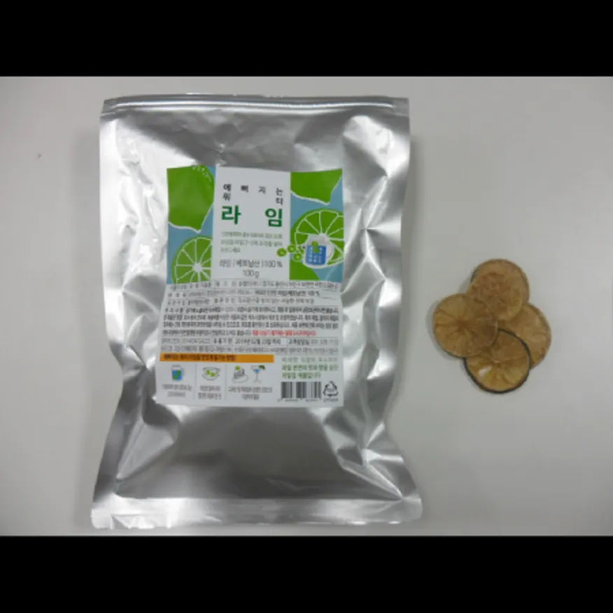 (16:30마감)과일칩(100G/PAC/라임:베트남산/솜인터내셔널/건라임) 이미지