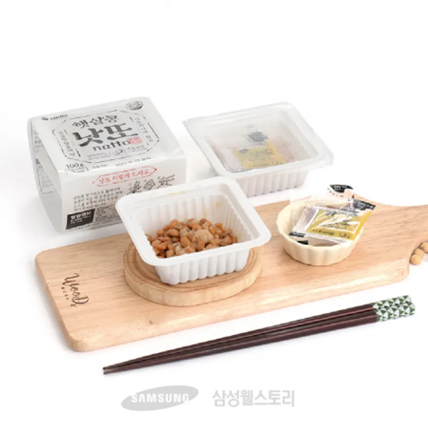 (16:30마감)햇살콩낫또3(신미씨앤에프/100G(50G*2EA)/PAC/대두:국산) 이미지