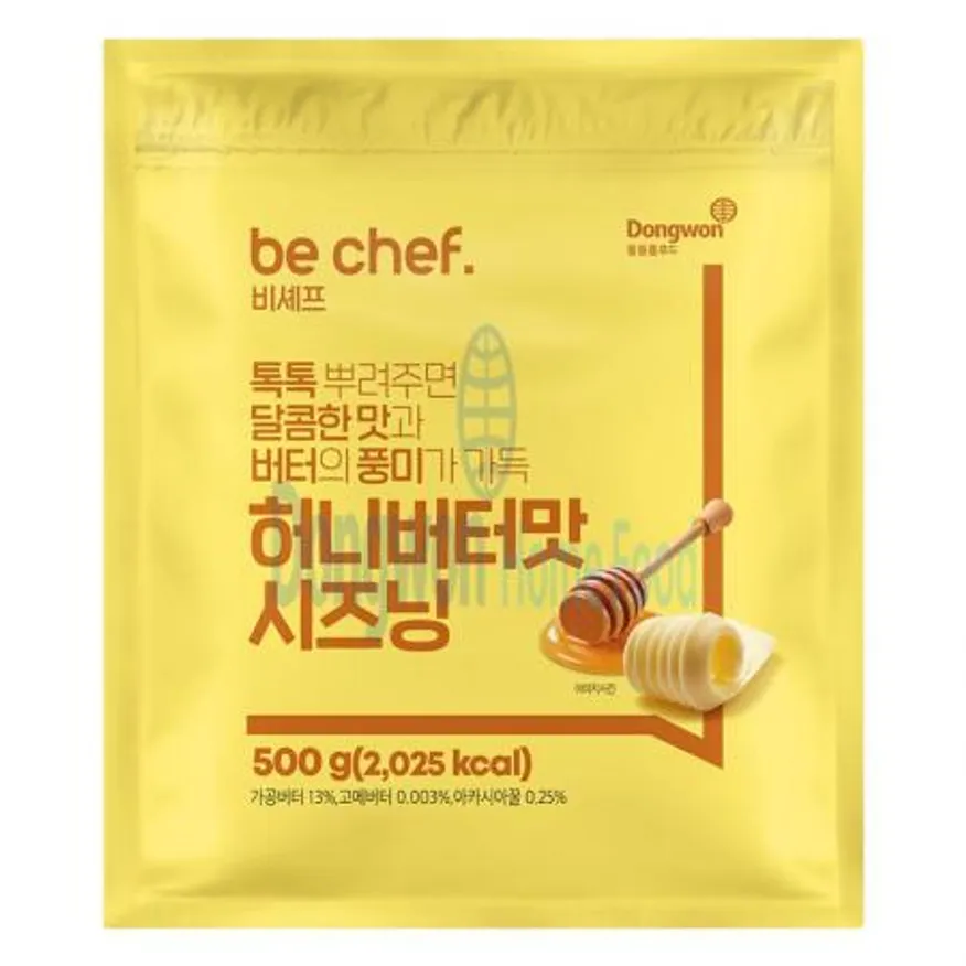 (16:30마감(D) be chef. 허니버터맛시즈닝(500G/동원홈푸드)EA 이미지