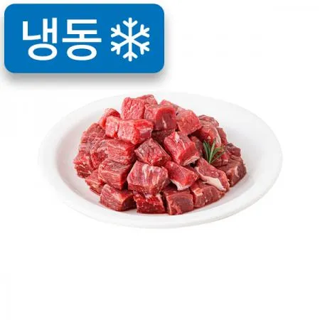 냉동한우설도[1*1*1cm큐브](500g내외/국내산/2등급)