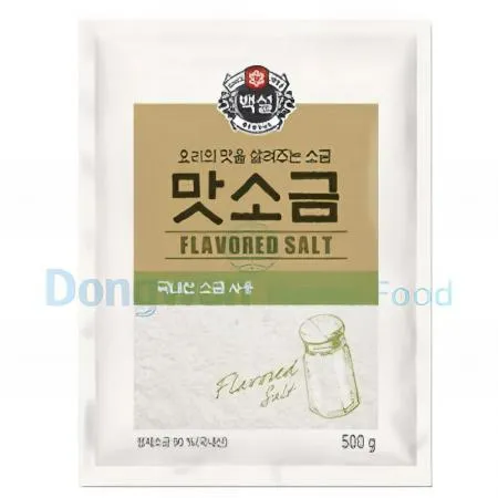 (16:30마감(D) 백설맛소금(CJ/500G)EA 이미지