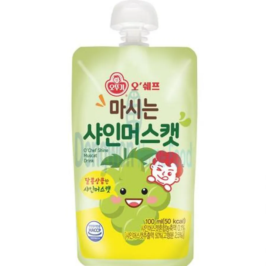 (16:30마감(D) 마시는샤인머스캣(오뚜기/100ML*100입)BOX 이미지