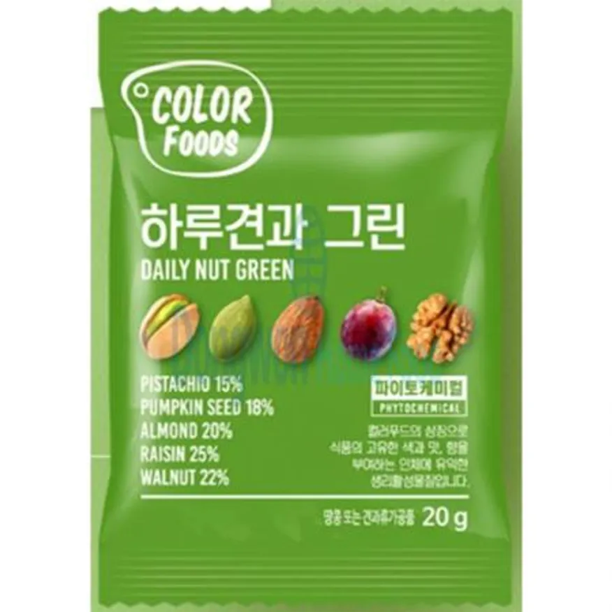 (16:30마감(D) 하루견과그린(선명농수산/20g*80입/W)BOX 이미지