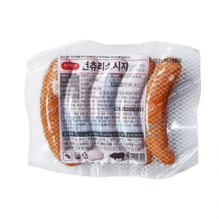 (16:30마감(D) 컨츄리소시지(에쓰푸드/돼지고기:국내산/350g)EA 이미지
