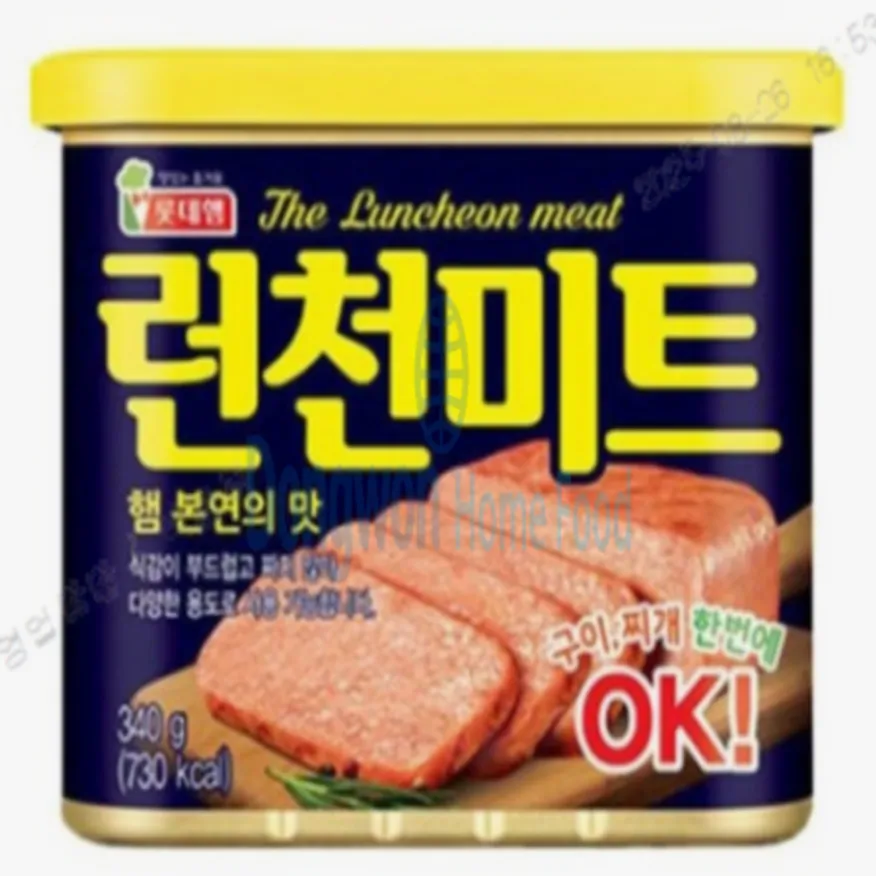 (16:30마감(D) 런천미트햄(롯데푸드/돼지고기:국산,닭고기:국산/340g)EA 이미지