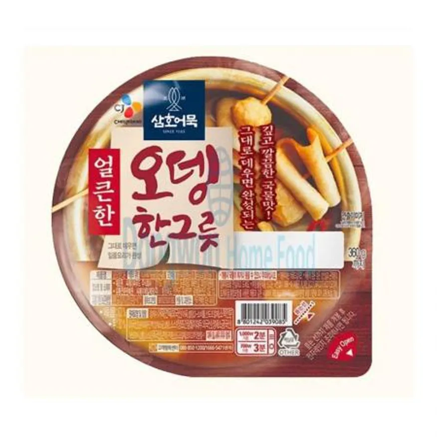 (16:30마감(D) 삼호어묵오뎅한그릇얼큰한맛(연육:외국산/CJ씨푸드/360g)EA 이미지