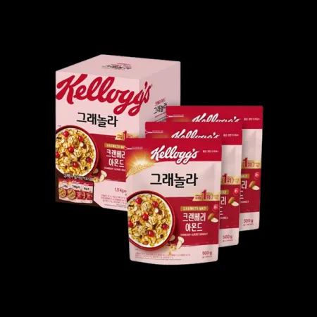 코스트코/KELLOG\\\\\\\\\\\\\\\'S-크랜베리 아몬드 그래놀라 500G x 3 이미지