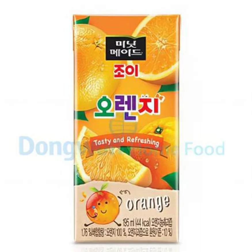 (16:30마감(D) 미닛메이드오렌지주스(코카콜라/팩/195ML*32입)BOX 이미지