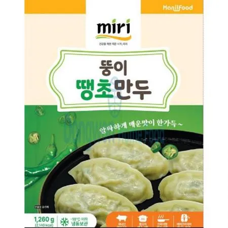 (16:30마감(D) 미리뚱이땡초만두(한일후드/약34입/1.2KG)EA 이미지