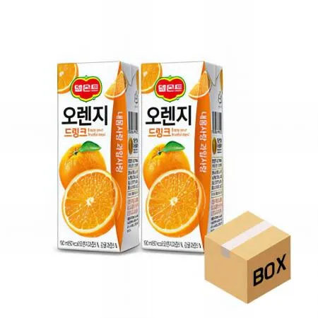 (16:30마감(D) 델몬트오렌지주스(롯데칠성/190ML*32입)BOX 이미지