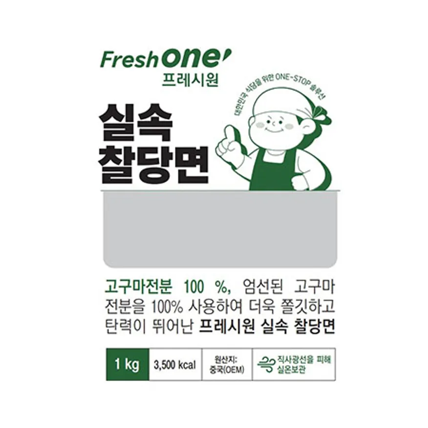 (16:30분마감)프레시원 실속찰당면(실온 1Kg) 이미지