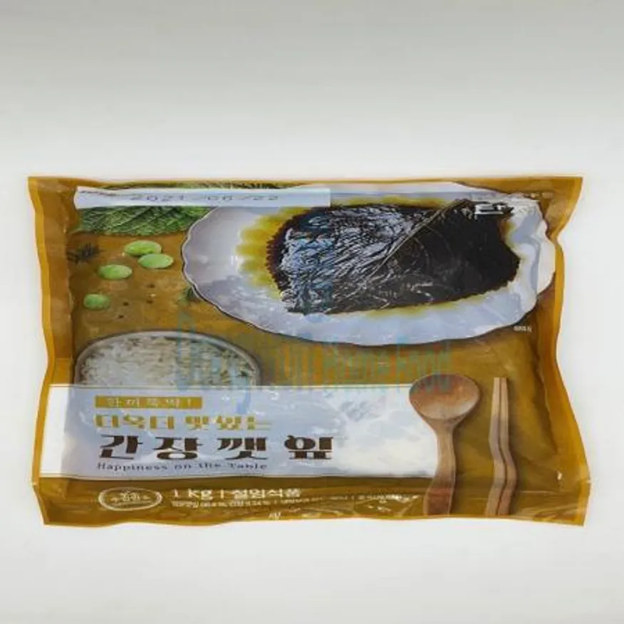 (16:30마감(D) 간장깻잎절임(중국완제품/단지/1KG)EA 이미지