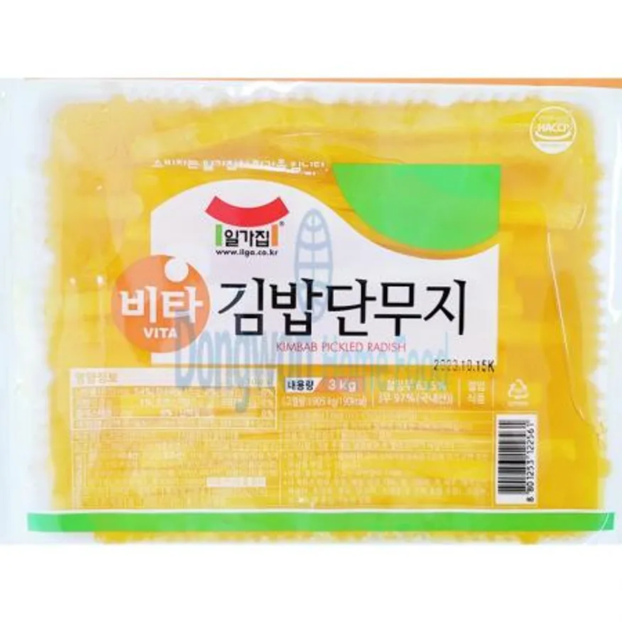 (16:30마감(D) 비타김사각단무지(일미농수산/3kg)EA 이미지