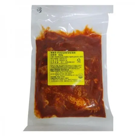 냉동정육양념닭갈비(400g내외/브라질산)