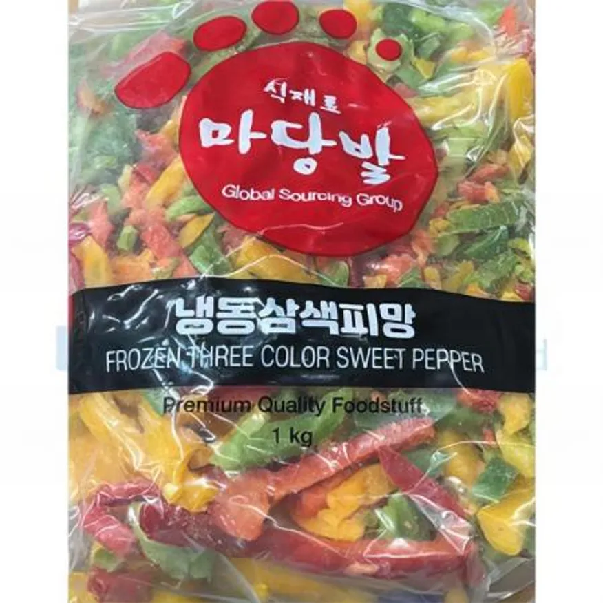 (16:30마감(D) 삼색피망(중국산/푸른원/냉동/슬라이스/1kg/O)EA 이미지