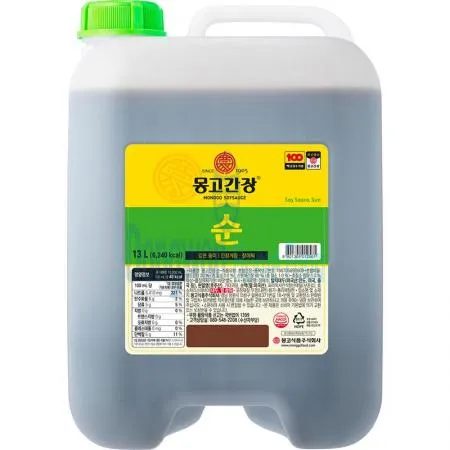 (16:30마감(D) 마산몽고순간장(몽고식품/13L)EA 이미지