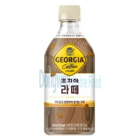 (16:30마감(D) 조지아라떼(코카콜라/470ml*24입/W)BOX 이미지