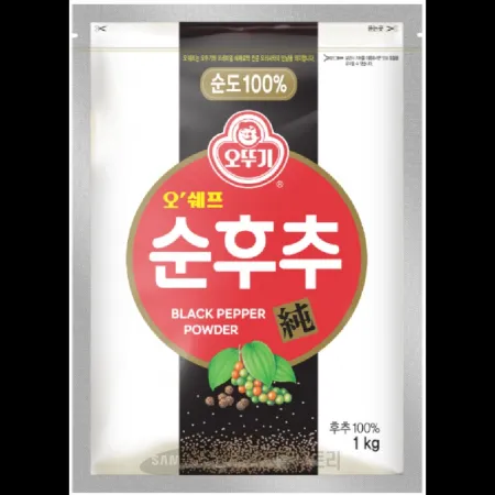 (16:30마감)오쉐프순후추(파우치),오뚜기,1KG/PAC 이미지