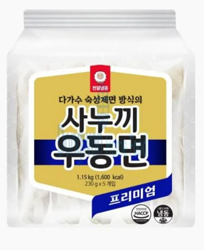 (16:30마감(D) 사누끼우동면(천일/230G*5입/1.15KG)EA 이미지