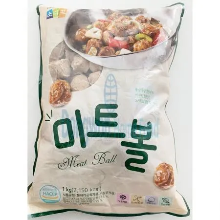 (16:30마감(D) 미트볼(소디프/닭고기:국내산,돼지고기:국내산/1kg)EA 이미지