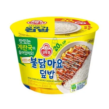 (16:30마감(D) 불닭마요덮밥(쌀:국산/오뚜기/282G/즉석국포함)EA 이미지