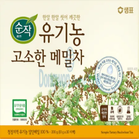 (16:30마감(D) 유기농고소한메밀차(샘표/20입/200g)EA 이미지
