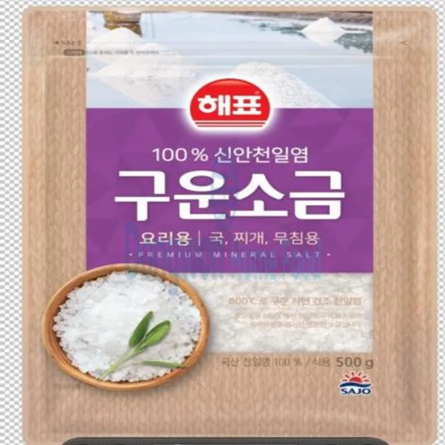 (16:30마감(D) 구운소금(100%신안천일염/사조해표/500G)EA 이미지