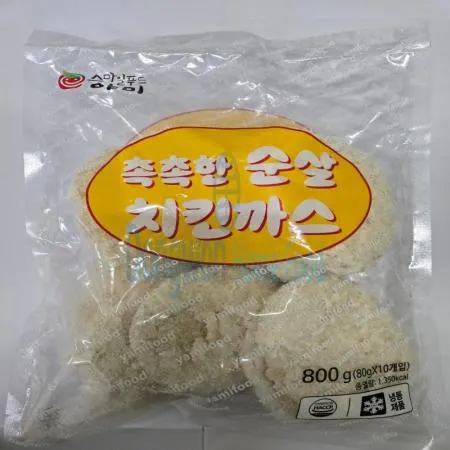 (16:30마감(D) 촉촉한순살치킨까스(야미푸드/닭고기:국산/80g*10입)EA 이미지