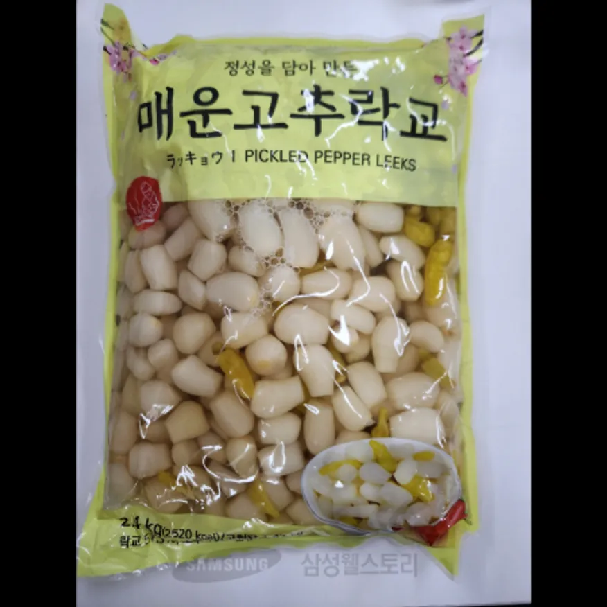 (16:30마감)매운고추락교(이엔푸드/2.4KG/PAC/락교:중국산) 이미지