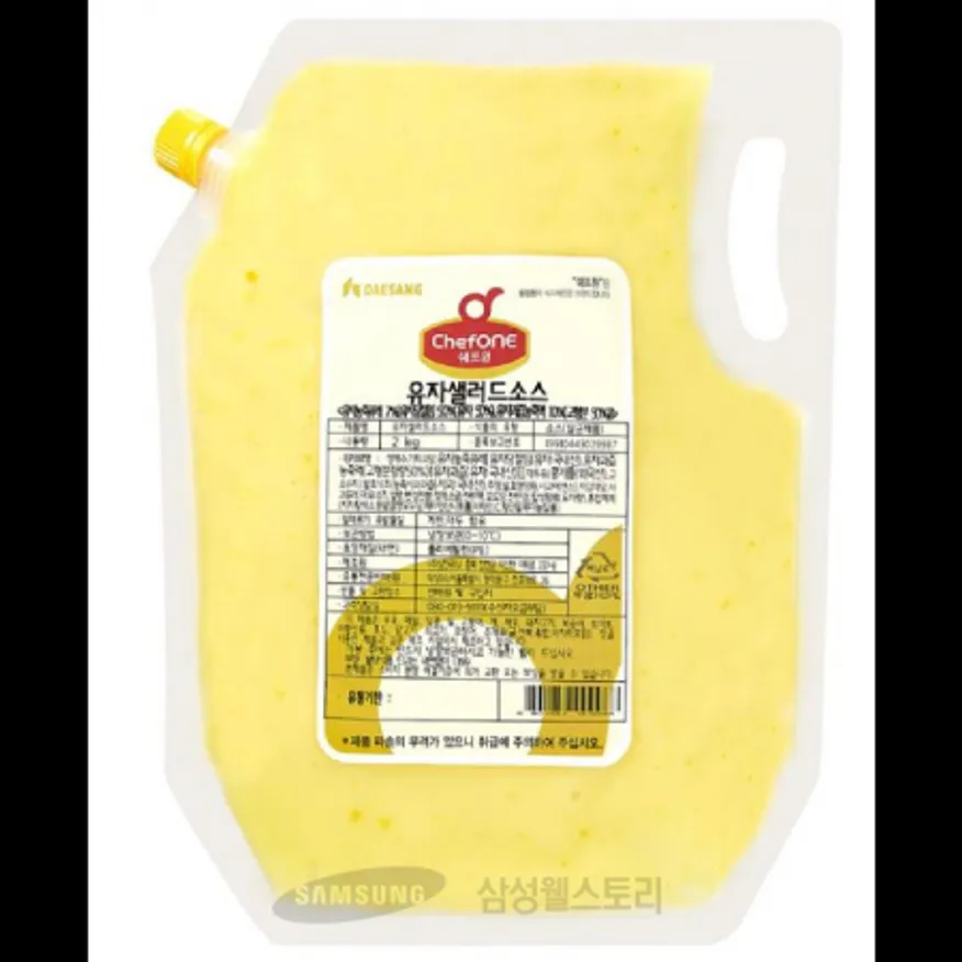 (16:30마감)쉐프원유자샐러드소스(대상/2KG/EA) 이미지