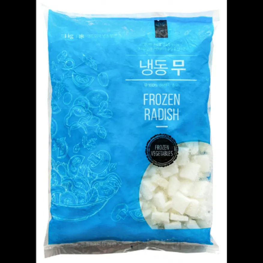 (16:30마감)RTXA냉동무(1KG/PAC/2*2*0.7CM나박썰기/중국산) 이미지