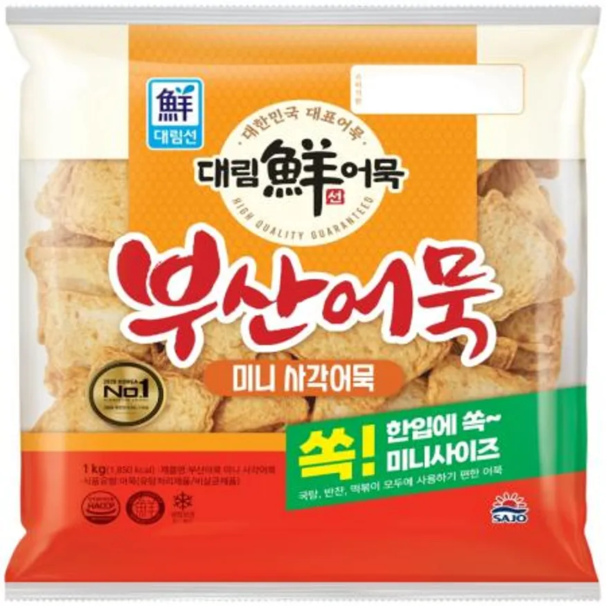 (16:30마감(D) 미니사각어묵(사조대림/72개입/1kg)EA 이미지