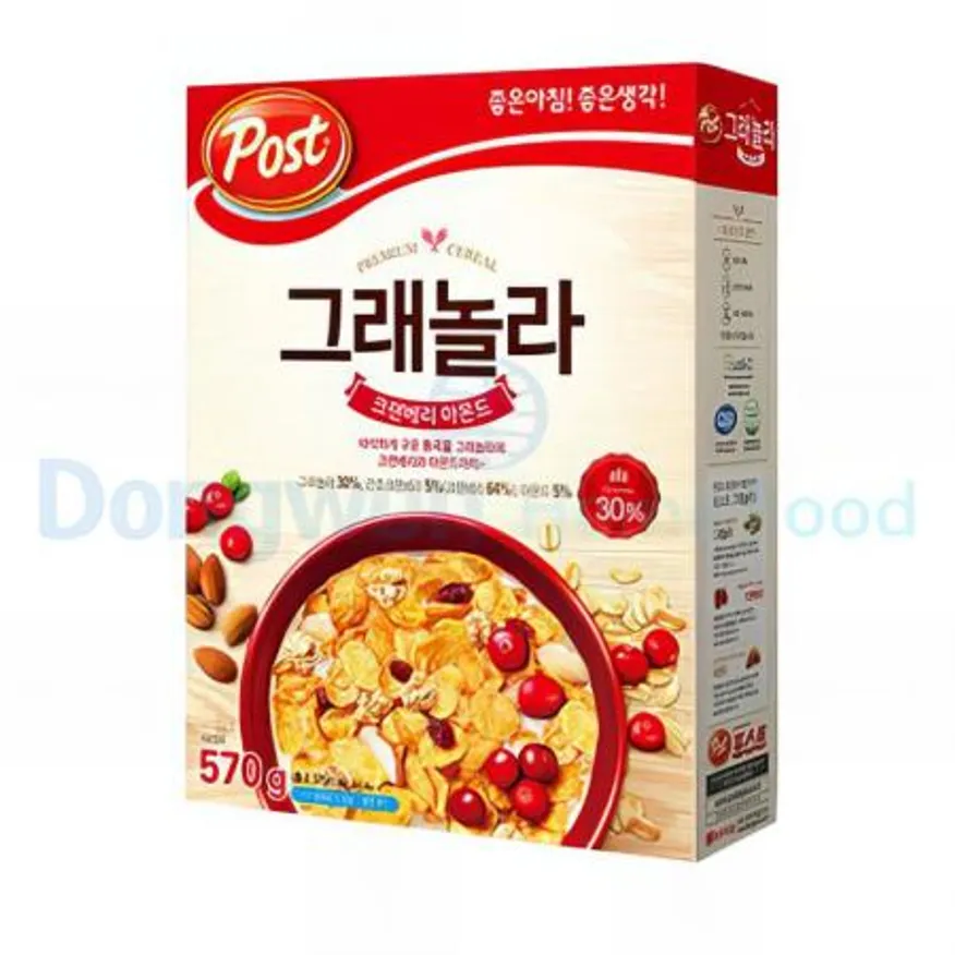 (16:30마감(D) 그래놀라크랜베리아몬드시리얼(포스트/동서/570g)EA 이미지