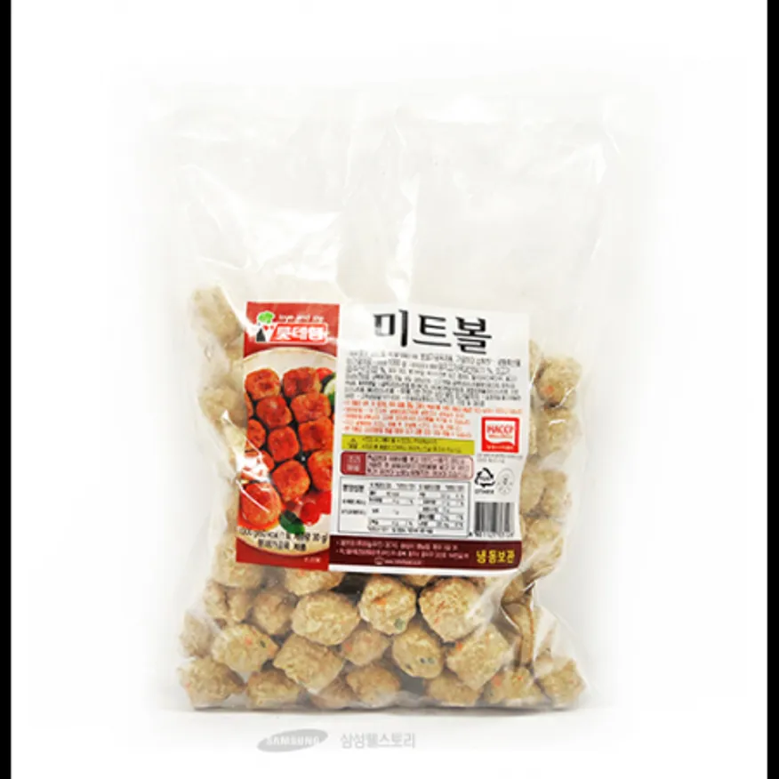 (16:30마감)미트볼(1KG(100EA)/PAC/우육:호주산/롯데푸드/돈육:국내산) 이미지
