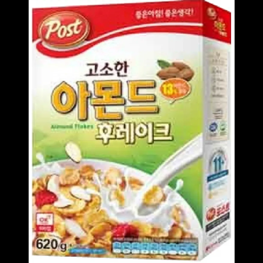 (16:30마감)고소한아몬드후레이크시리얼(620G/EA/포스트) 이미지