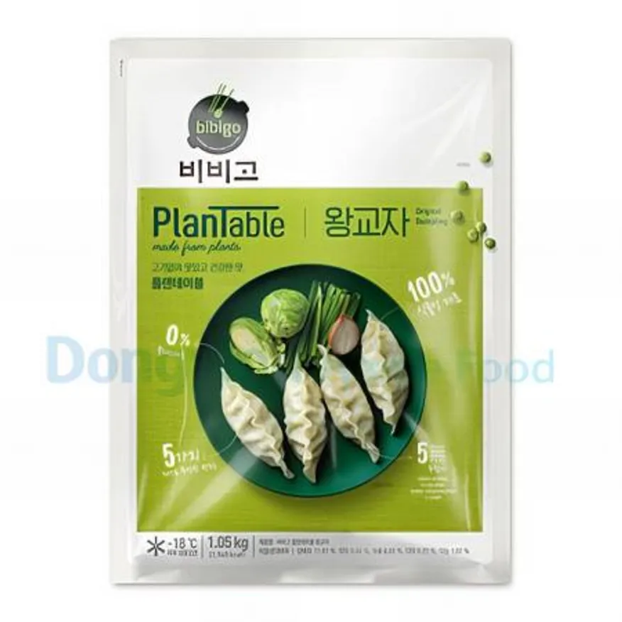 (16:30마감(D) 왕교자(CJ비비고플랜테이블/비건/1.05kg)EA 이미지