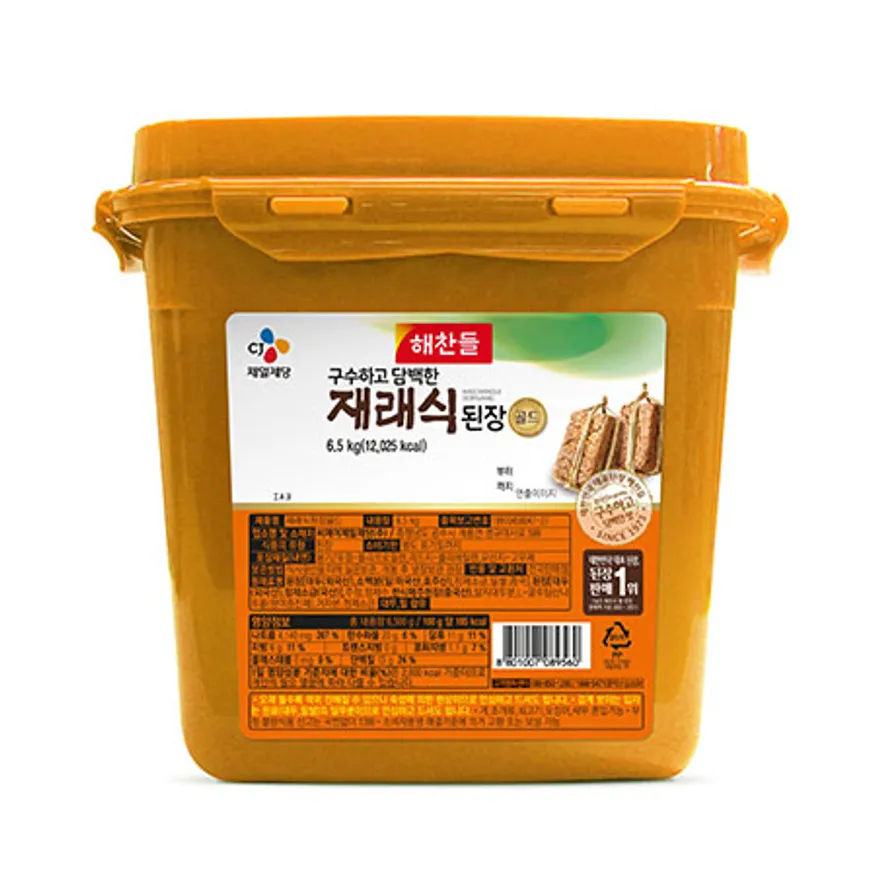 (16:30분마감)해찬들 재래된장(실온 6.5Kg) 이미지