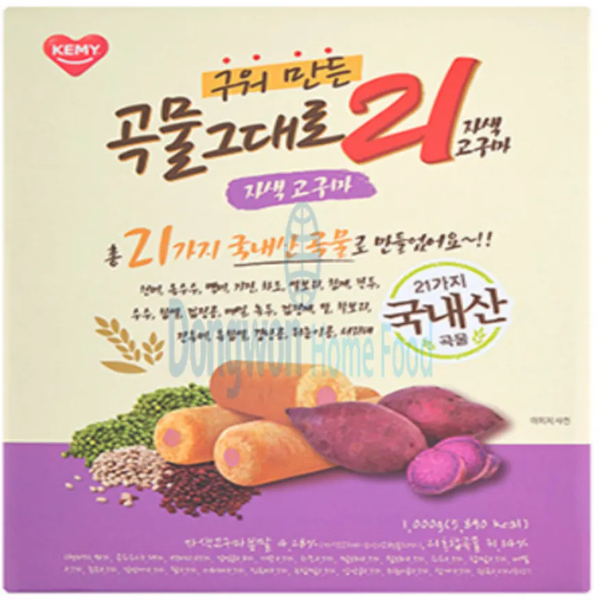 (16:30마감(D) 구워만든곡물그대로21자색고구마(개미식품/약100입/1KG)EA 이미지